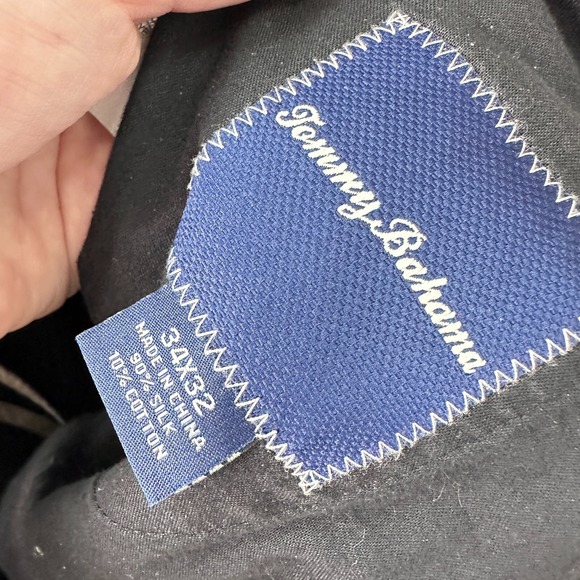 Tommy Bahama Dress Pants Mens 34x32 Black Straight Leg Trousers Formal Business - Picture 5 of 7